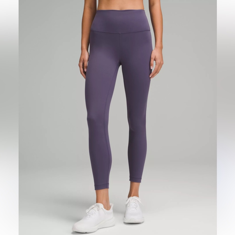 Lululemon Wunder Train high rise size tights 28” Violet Verbena. Size 0